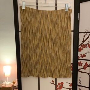 Missoni Brown Textured Pencil Skirt